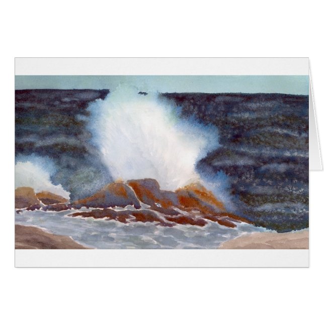 Carte Ocean Wave (Devant horizontal)