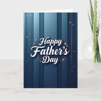Carte Oceanic Fathers Day Script Card