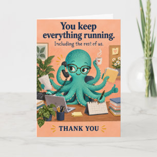 Carte Octopus Administratif Professionnel Drôle Merci