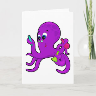 Carte Octopus comme enseignant avec équipement de labora