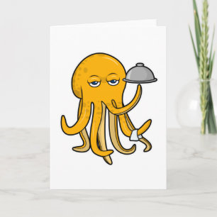 Carte Octopus comme serveur avec serviette