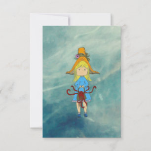 Carte Octopus Girl