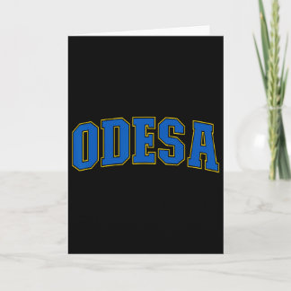 Carte Odesa Ukraine Lovers Patriotic Proud Ukrainian Ode