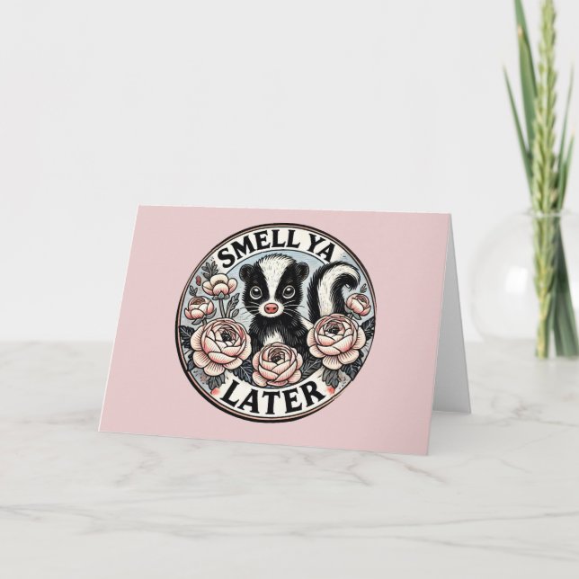 Carte Odeur Ya Plus Tard Skunk (Devant)