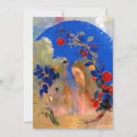 Odilon Redon - Profil sous un arc