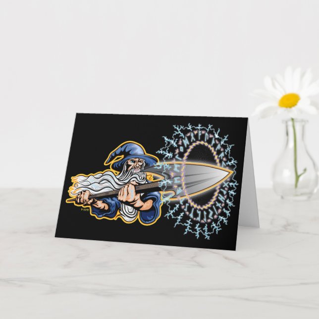 Carte Odin - Runeblast - Greeting Card (Petite plante)