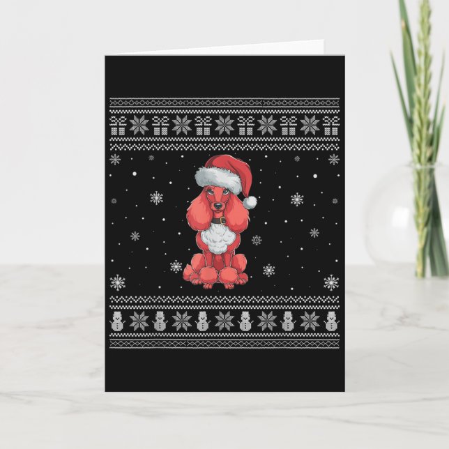 Carte Odle Dog Lovers Men Women Santa Ugly Xmas Sweater  (Devant)