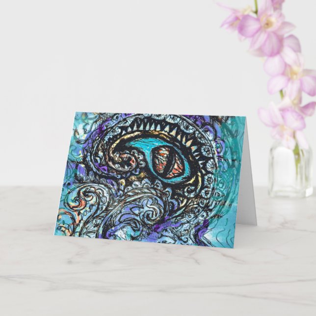 Carte OEil d'un monstre marin (Orchidée)