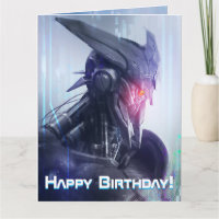 Oeil rouge : Menacer Sci-Fi Dystopian Assasin Droi