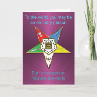 Carte OES to that special friend
