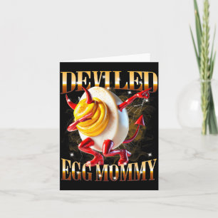Carte Œuf diabolique drôle humour alimentaire Dab Meme D