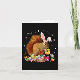 Carte Oeufs de lapin Jour de Pâques Jour de Pâques Cos