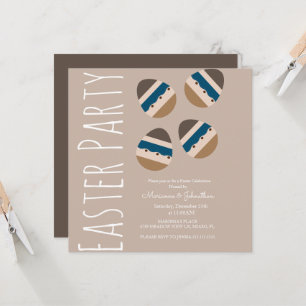 Carte Œufs de Pâques au Chocolat Ton Terre Fête