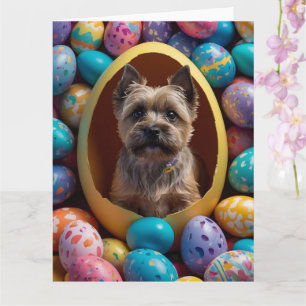 Carte Œufs de Pâques Cairn Terrier