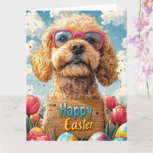 Carte Œufs de Pâques Cocker Spaniel