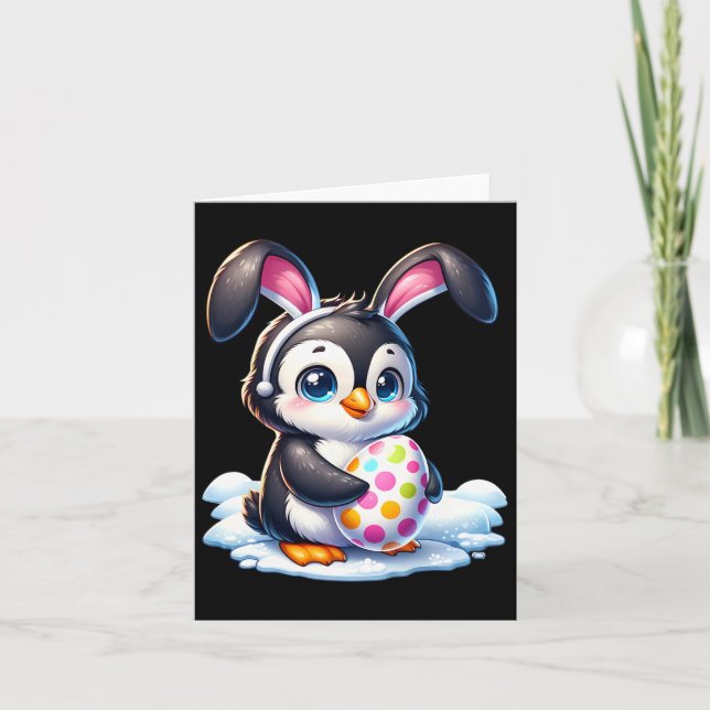 Carte OEufs d'Oeufs d'Oeufs d'Oeufs de lapin de Pâques (Devant)