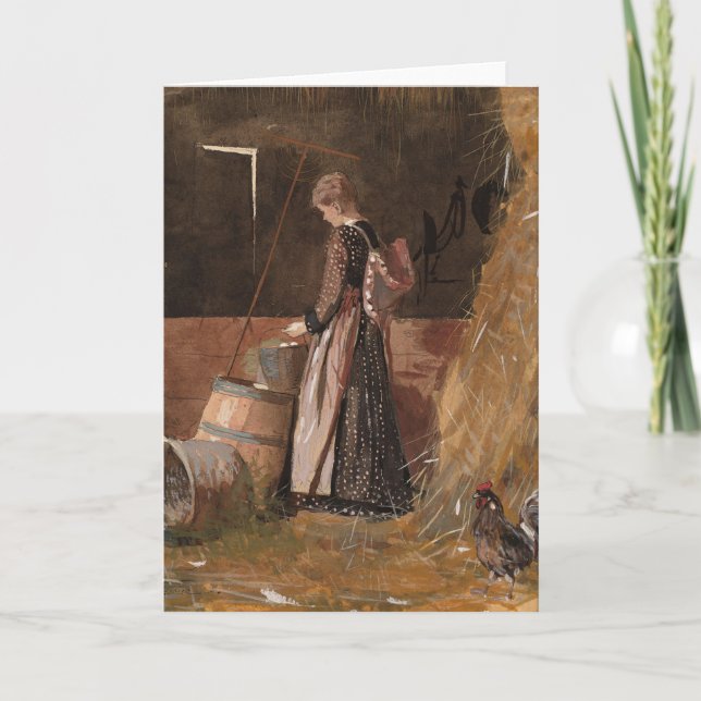 Carte Oeufs frais | Winslow Homer (Devant)