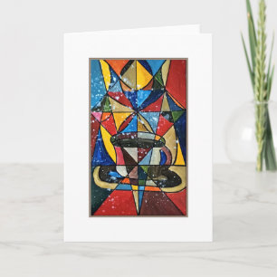 Carte Oeuvre acrylique en verre tendu Café Mug