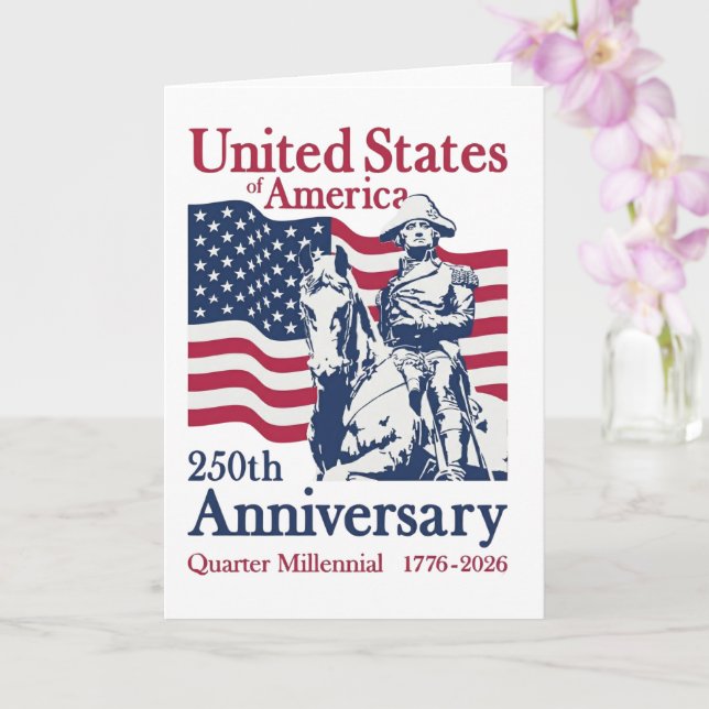 Carte Œuvre d'art commémorative du 250e anniversaire des (Orchidée)