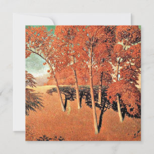 Carte OEuvre d'art Grant Wood, Chêne de printemps
