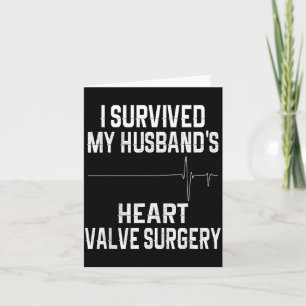 Carte Œuvre d'art sur la survie de mon mari à la chirurg