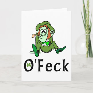 Carte O'Feck Funny Irish
