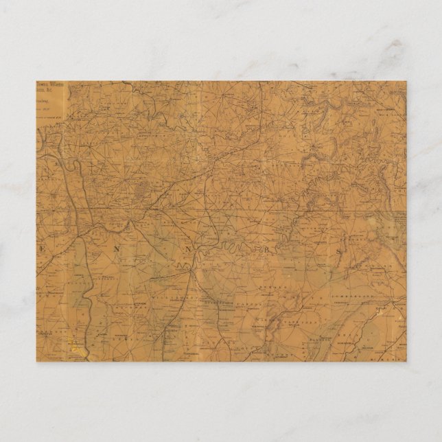 Carte officielle de Lloyd de l'état du Tennessee (Devant)