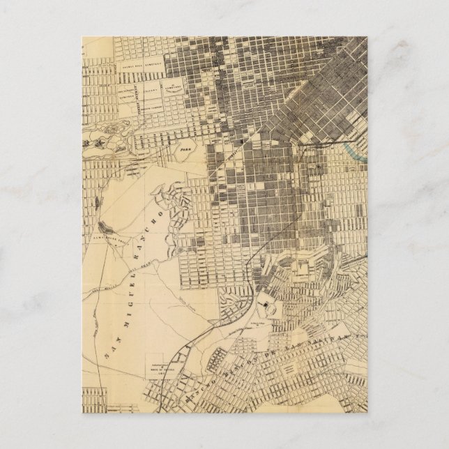 Carte officielle du Guide de Bancroft de San Franc (Devant)