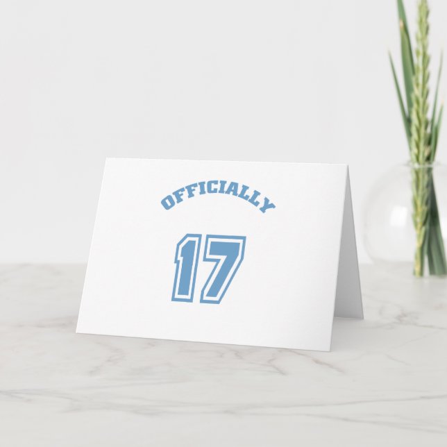 Carte Officiellement 17 (Devant)