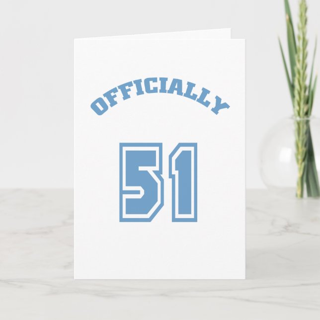 Carte Officiellement 51 (Devant)