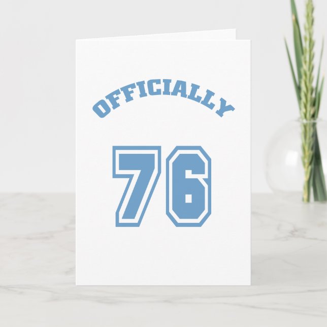 Carte Officiellement 76 (Devant)