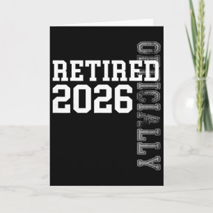 Carte Officiellement Retraité 2026 Retraite Femmes Homme