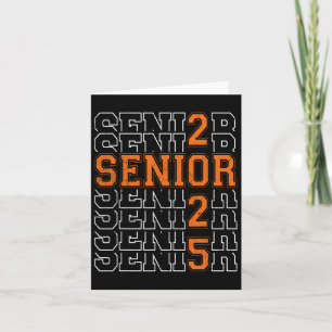 Carte Officiellement senior 2025 Mon dernier premier jou