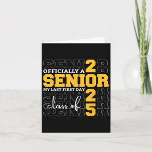 Carte Officiellement Un Senior 2025 Mon Dernier Premier