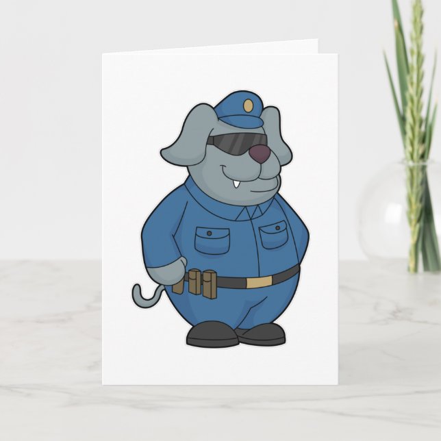 Carte Officier de police canine Police (Devant)