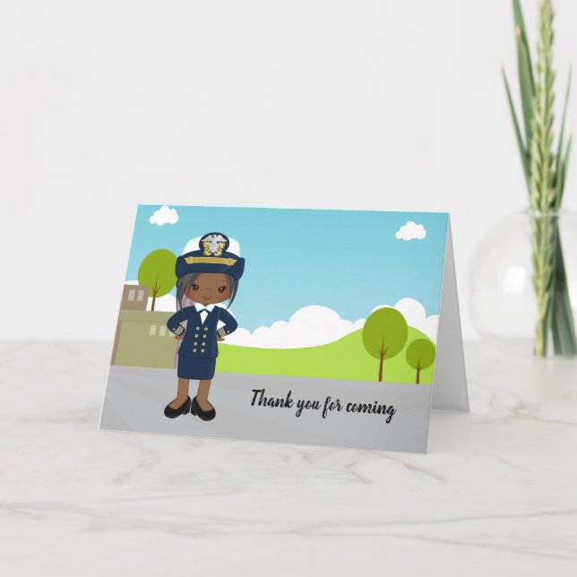 Carte Officier en uniforme de marine (Devant)