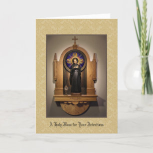 Carte Offrande de la Sainte Messe St. Gemma Galgani