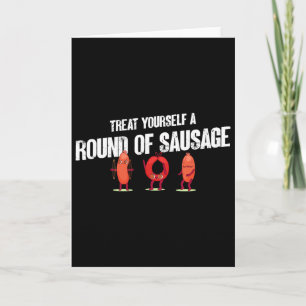 Carte Offrez-vous un tour de saucisse humour drôle que