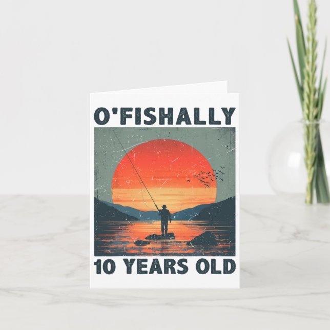 Carte Ofish 10 Ans 2015 Pêcheur Pêcheur 10ème (Devant)