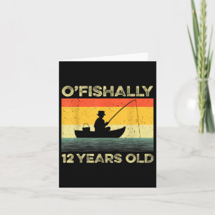 Carte Ofish 12 ans Chemise 12ème anniversaire Vintage