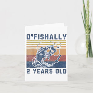 Carte Ofish 2 Year Old Shirt 2nd Birthday Fishing Us