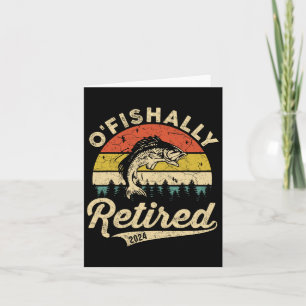 Carte O'fish Retraité 2024 Pêcheurs à la pêche au pistol