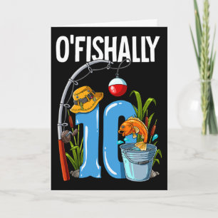 Carte O'fishally 10 Ans 10ème Anniversaire Pêche