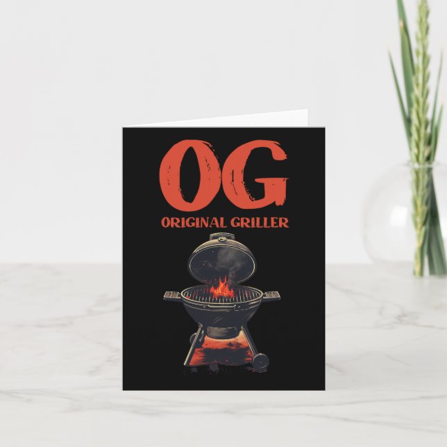 Carte Og Original Griller Bbq Byrbecue Pitmaster Grill S (Devant)