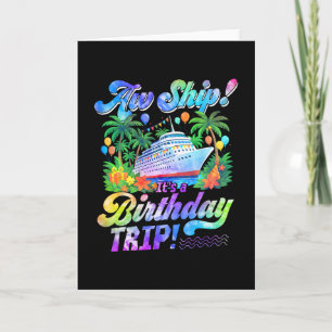 Carte Oh Bateau C'est Un Voyage D'anniversaire 2026 Croi