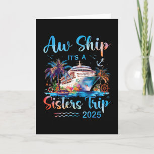 Carte Oh Bateau C'est Un Voyage De Sœurs 2025 Vacances C