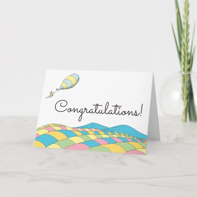 Carte Oh, Bébé, les Endroits où Tu Irass Congratulations (Devant)