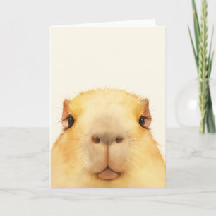 Carte Oh bonjour capybara