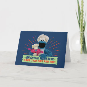 Carte Oh Cookie Monster ! J'Ai Ce Beau Pour Toi
