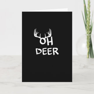 Carte Oh Deer Hunter Rustic Outdoor Design